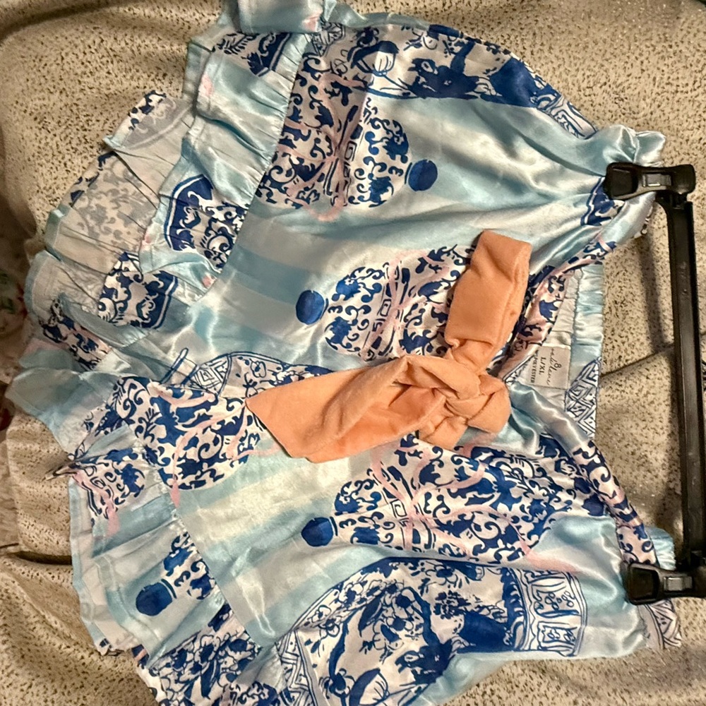 8 OAK Lane Blue and Pink Patterned Pajama Set - Picture 6 of 11